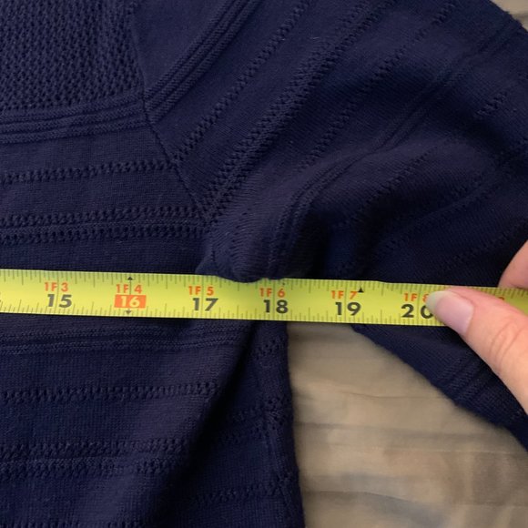 Apt. 9 | Purple Long-Sleeve Lightweight Sweater with Side Slit | Sz M - Picture 10 of 15